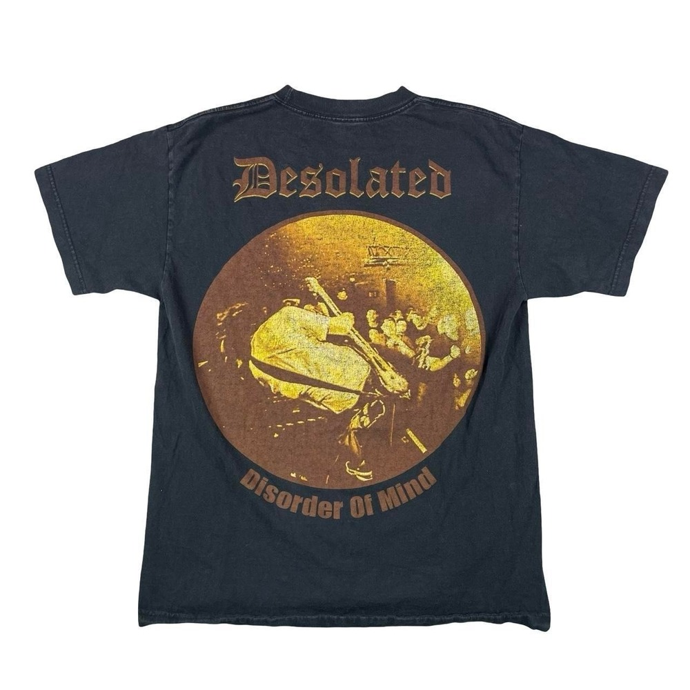 Desolated Band T Shirt Metalcore Disorder Of Mind black hardcore punk